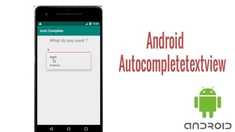 AutoCompleteTextView In Android Android Bangla Tutorial YouTube