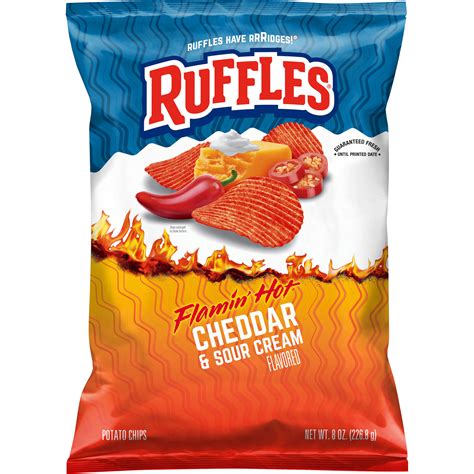 Ruffles Flamin Hot Cheddar Sour Cream Flavored Potato Chips Smartlabel