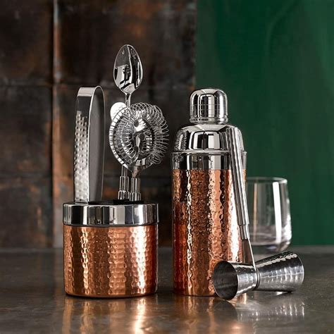 Copper Hammered Bar Tool Set Williams Sonoma Au