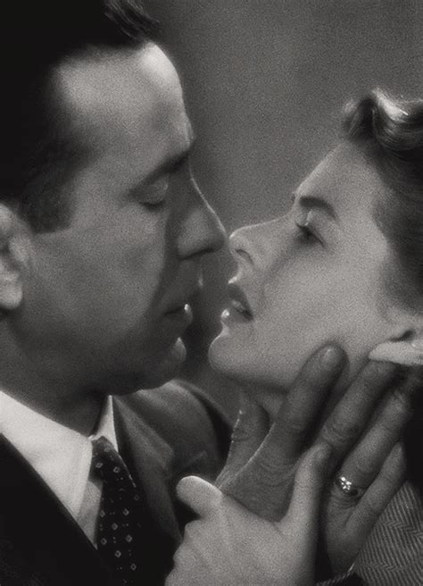 Humphrey Bogart And Ingrid Bergman In Casablanca Michael Curtiz 1942