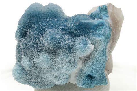 Chalcedony On Fibrous Blue Shattuckite Namibia For Sale