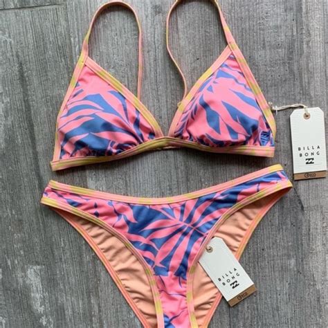 Billabong Swim Billabong Mystic Beach Fixed Triangle Bikini Set Poshmark