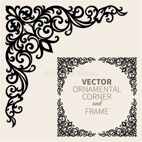 Decorative Corner Borders Vector