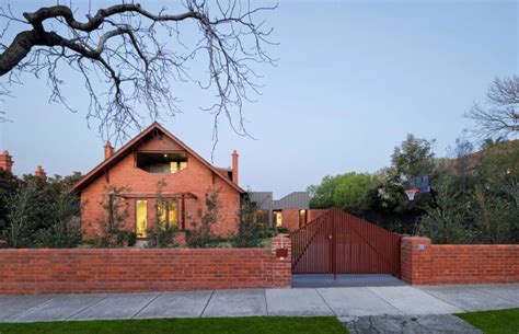 red brick facade blends heritage  modern design