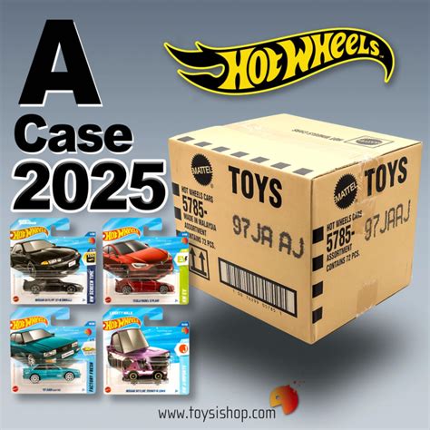 Hot Wheels Tekli Arabalar 2025 A Case 72 Adetlik Kutu