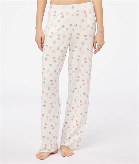 Пижамные брюки с рисунком DECLANY ECRU - ETAM