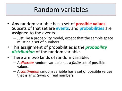 Ppt Random Variables Powerpoint Presentation Free Download Id3089264