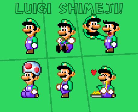 Luigi Shimeji (Super Mario World) by YourLocalGamer on DeviantArt