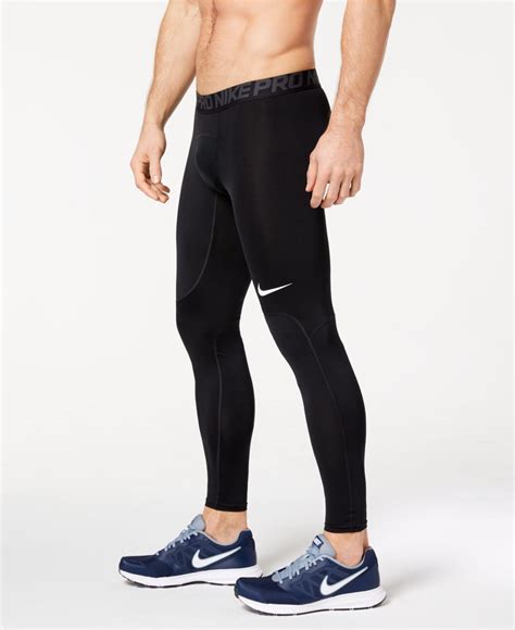 Nike Synthetic Pro Dri Fit Compression Tights In Black For Men Lyst