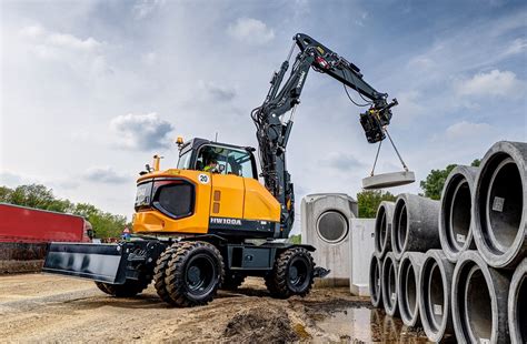 hyundai enters  tonne wheeled excavator segment plant equipment news
