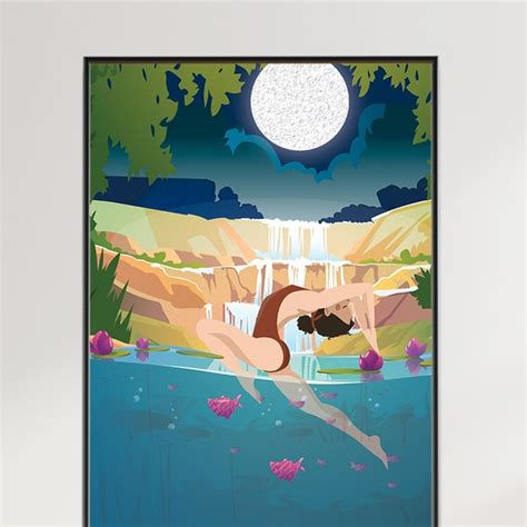 Naked Moon Lady Etsy