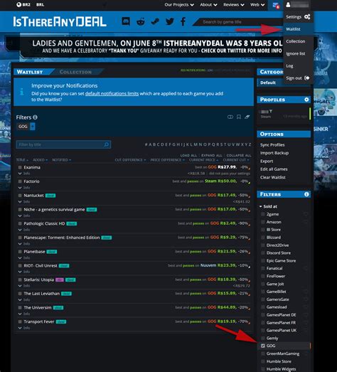 Is there any tool to scan a Steam wishlist for GOG games? : r/gog