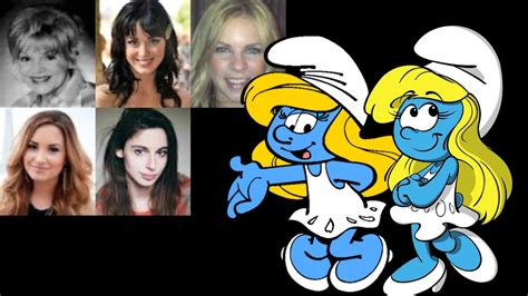 Animated Voice Comparison- Smurfette (Smurfs) - YouTube