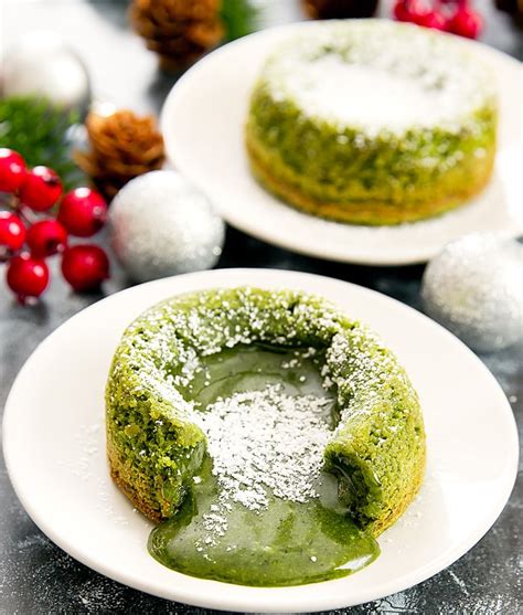 Matcha Green Tea Molten Lava Cakes Kirbie S Cravings