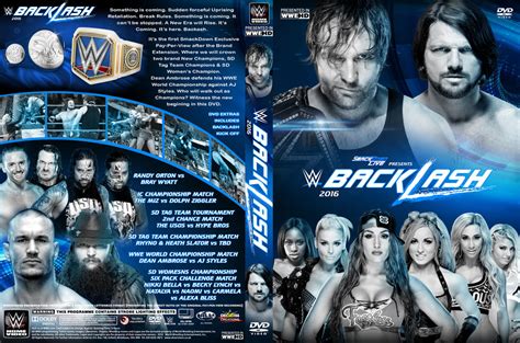 Wwe Backlash 2016 Dvd Cover By Chirantha On Deviantart