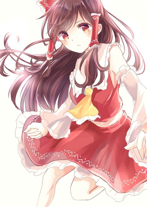 Hakurei Reimu Reimu Hakurei Touhou Mobile Wallpaper