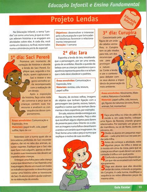 Projeto Folclore Na Educação Infantil