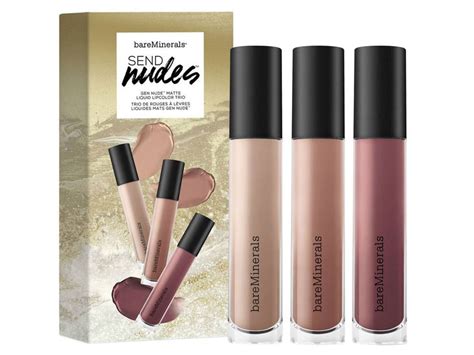 BareMinerals Send Nudes GEN NUDE Matte Liquid Lip Trio Limited