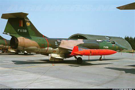 Lockheed Sabca F 104g Starfighter Belgium Air Force Aviation