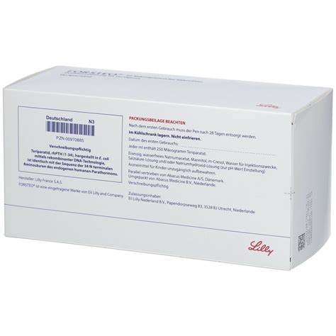 Forsteo® 20Ug/80Ul InjPen 3 St mit dem E-Rezept kaufen - Shop Apotheke