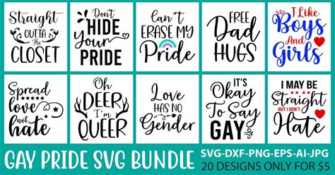 Gay Pride Svg Bundle Vol Bundle Creative Fabrica