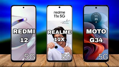 Moto G G Vs Redmi G Vs Realme X G Youtube