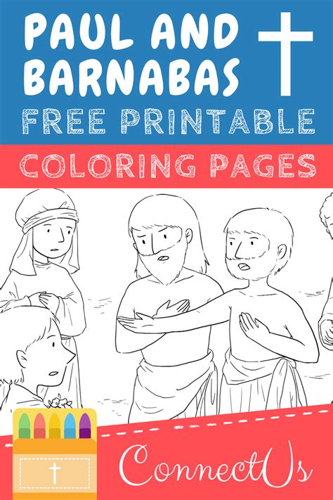 Free Printable Paul and Barnabas Coloring Pages for Kids – ConnectUS