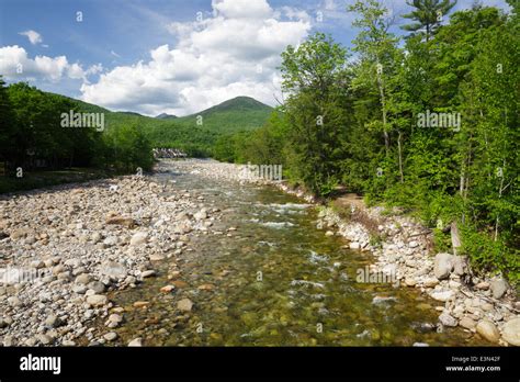 East Branch Of The Pemigewasset River During The Spring Months From The