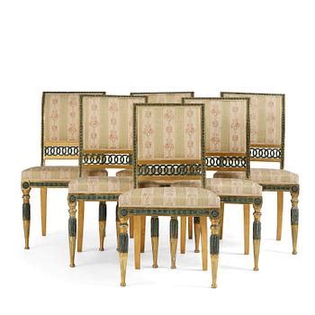 Stolar Sex Stycken Stockholmsarbeten Talets Slut Sengustavianska Bukowskis