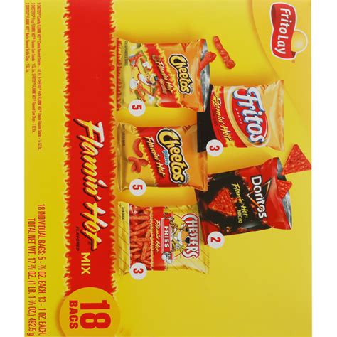 Frito Lay Flamin Hot Mix Snacks Variety Pack Same Day Delivery Or Pickup Lin S Fresh Market