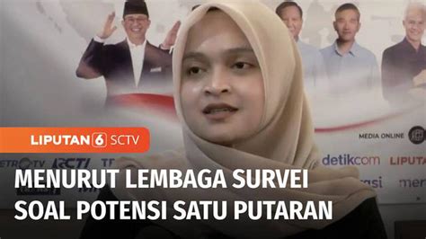 VIDEO Pilpres Diprediksi Hanya Berlangsung Satu Putaran TV Liputan6