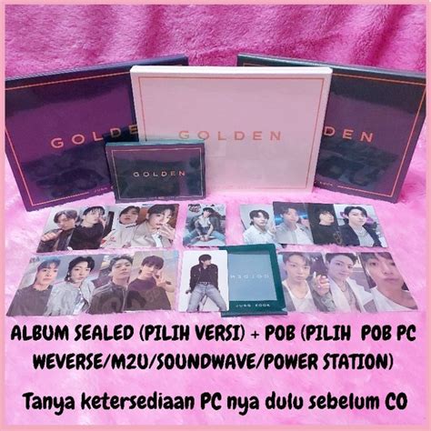 Jual Wajib Baca Deskripsi Readystock Album Jungkook Bts Golden Sealed