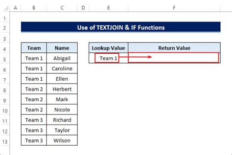 Excel VLOOKUP To Return Multiple Values In One Cell Separated By Comma