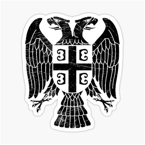 Serbia Eagle Coat Of Arms Sticker For Sale By Mila1946 Redbubble