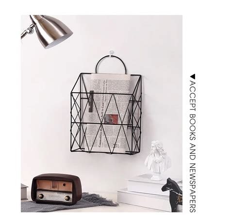 Металлические настенные стеллажи для книг в скандинавском стиле ...