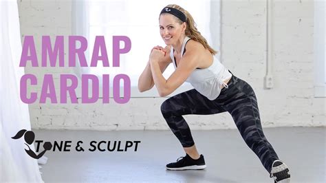 Amrap Cardio Workout Bodyweight Fat Burning Home Workout For Endurance And Toning Youtube