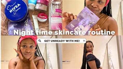 Updated Night Time Skincare Routine Get Unready With Me South