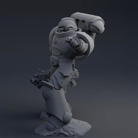 Free Stl File Space Marine 03 🛰 ・3d Printable Design To Download・cults