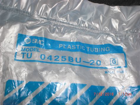 Tubing 50ft 4MM OD 2 5MM ID POLYURETHANE BLUE SMC TU0425BU 20 EBay