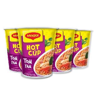 Maggi Hot Cup Tom Yam 6 X 61g Shopee Malaysia