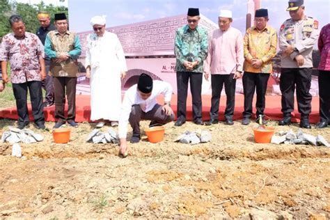 Peletakan Batu Pertama Masjid Al Madaniah UBB Ini Pesan Al Habib Ali