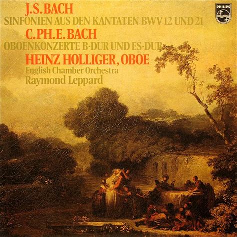 J S Bach C Ph E Bach Heinz Holliger English Chamber Orchestra