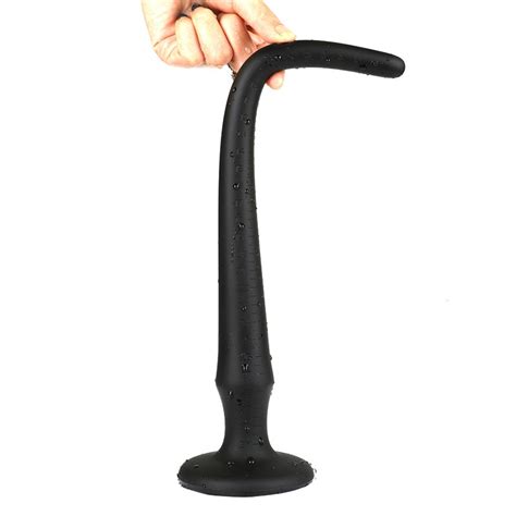 Super Long Silicone Anal Plug Dildo With Suction Cup