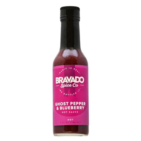 Bravado Spice Ghost Pepper Blueberry Hot Sauce Chilibaron Ch
