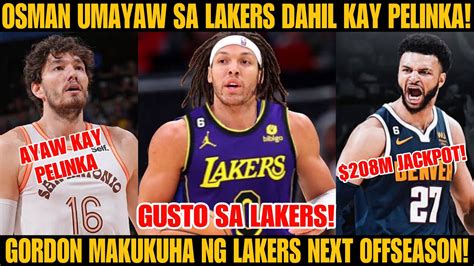 Aaron Gordon Sa Lakers Osman Umayaw Sa Lakers Dahil Kay Pelinka