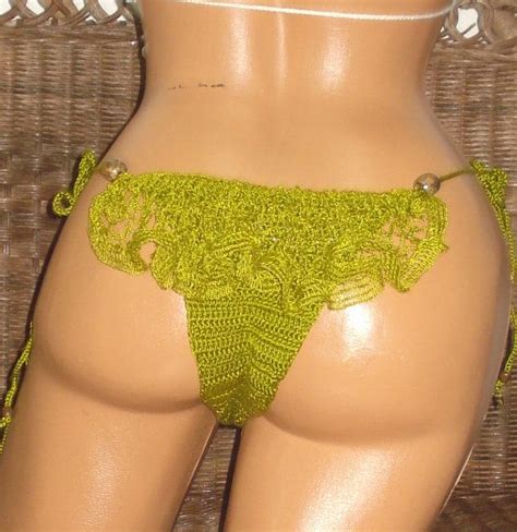 Handmade Crochet Sexy Women Mini Bikini Extreme Thong Micro Etsy Artofit