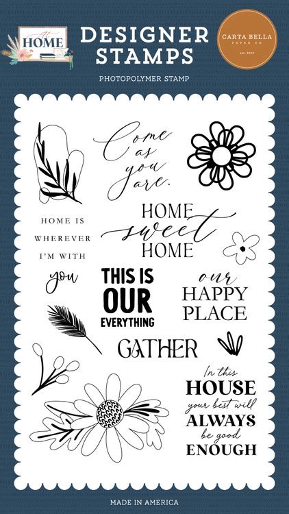 At Home Come As You Are Stamp Set Echo Park Paper Co