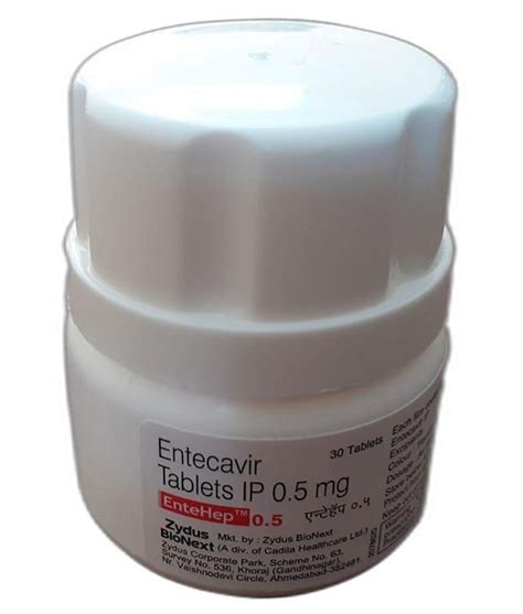 EnteHep 0 5mg Entecavir Tablets At Rs 1000 Bottle Entecavir Antiviral