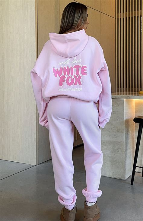 With Love Always Sweatpants Baby Pink White Fox Boutique Us