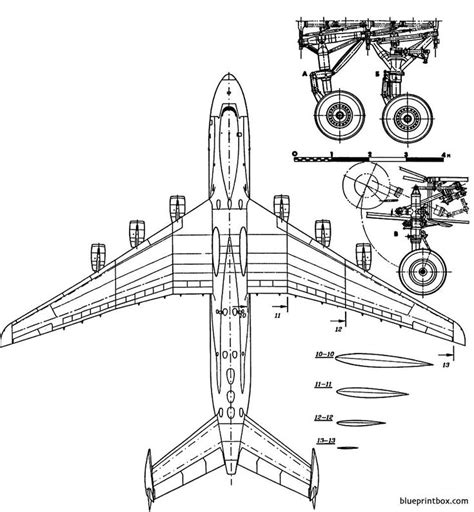 Antonov An 225 Mriya Cossack 2 BlueprintBox Free Plans And